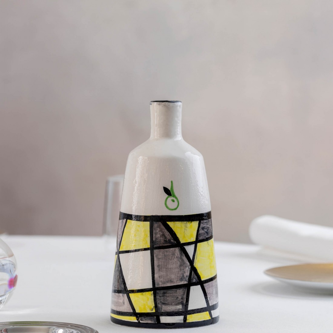 Bottiglia Olio &ndash; Ceramica Ericina &ldquo;Vetri di Sole&rdquo;