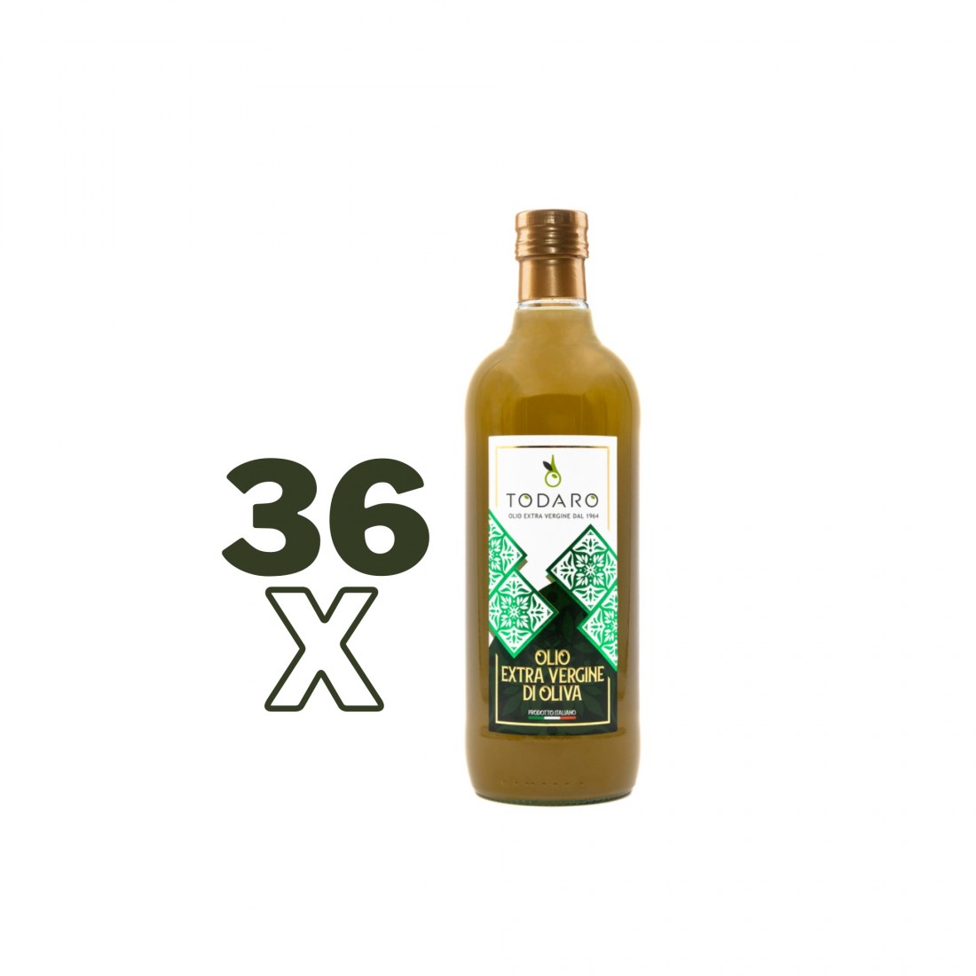 Olio EVO siciliano - 36 bottiglie da 1 litro